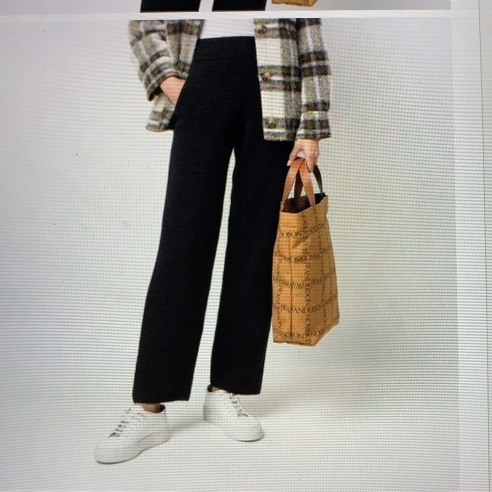 Rag & Bone Elsa Wide Leg Black Pants L